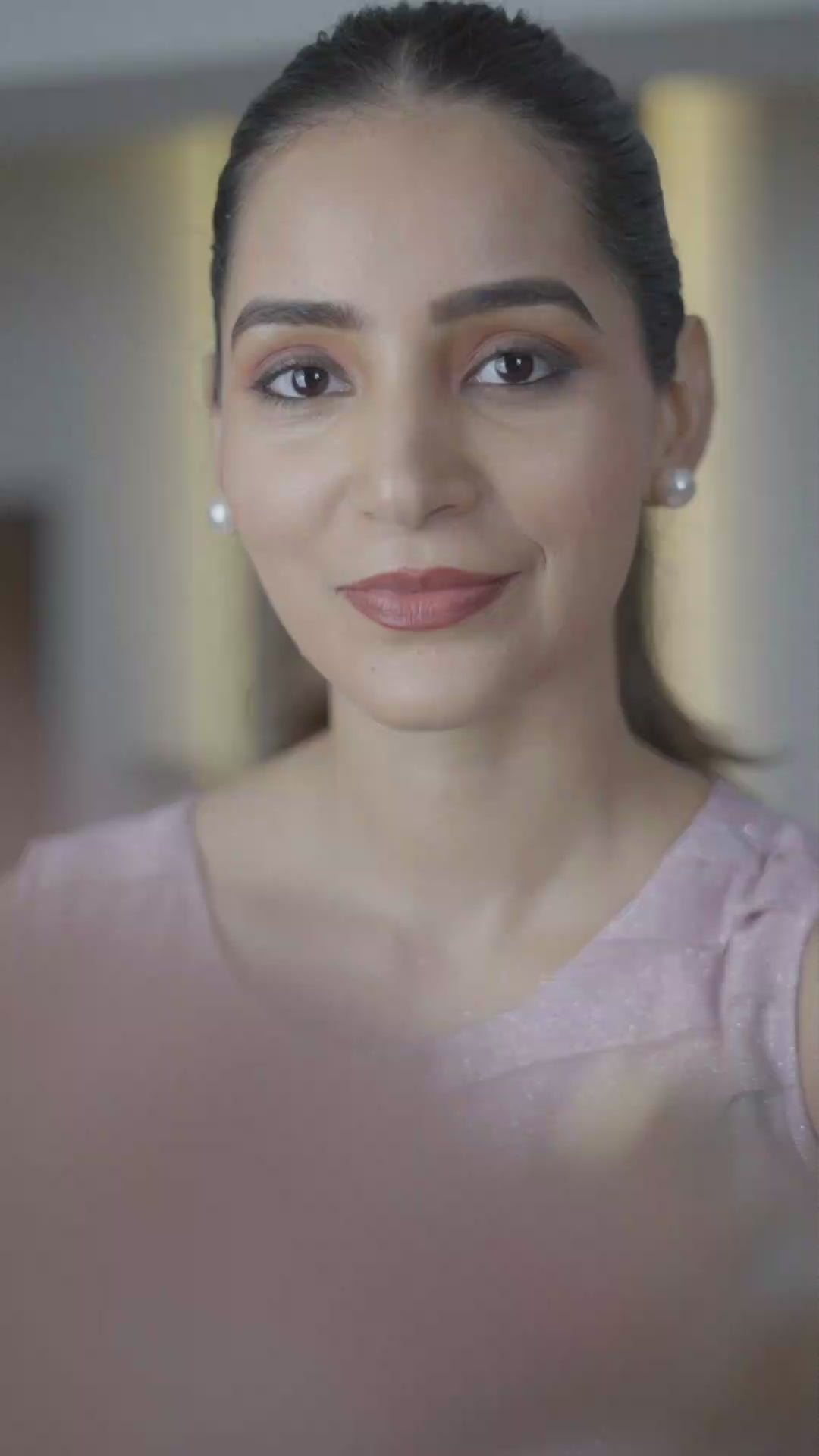 Blush Glow Patch Dress